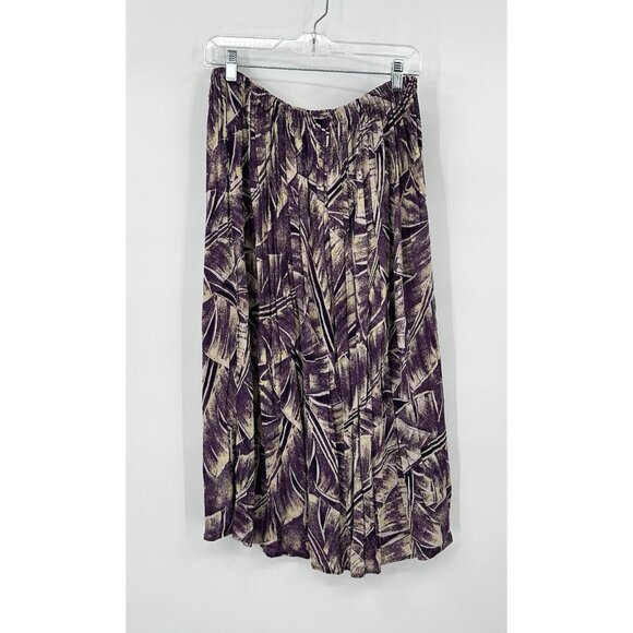 VINTAGE 90S HILO HATTIE HAWAIIAN ORIGINAL 2 piece set top skirt banana leaf XL - Picture 6 of 13